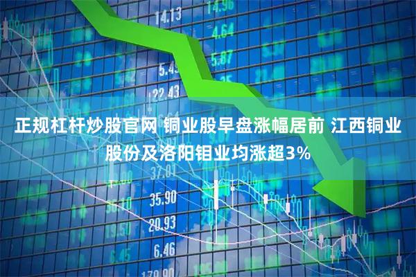 正规杠杆炒股官网 铜业股早盘涨幅居前 江西铜业股份及洛阳钼业均涨超3%